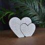 Handmade Concrete Heart In A Heart Ornament, thumbnail 1 of 2