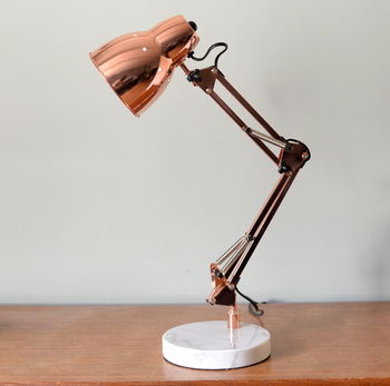 Copper Angled Table Lamp, 4 of 4