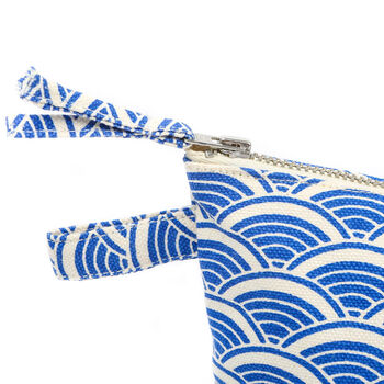 Ikigai Patterned Recycled Cotton Wash Bag, 6 of 6