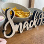 Wooden Snack Bar Sign For Weddings And Parties, thumbnail 2 of 5