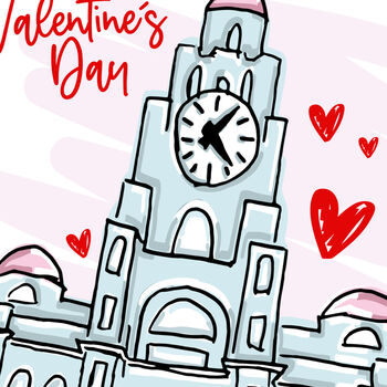 Personalised Liverpool Valentines Card, 2 of 3