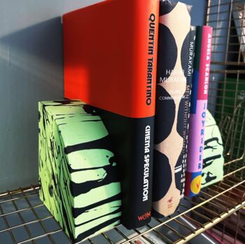 Graffiti Black And Green Bookends, 6 of 10