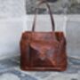 Oversized Leather Tote Bag For Women Gift For Her, thumbnail 2 of 12