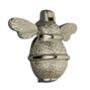 Brass Bumble Bee Door Knocker Nickel Finish, thumbnail 5 of 12