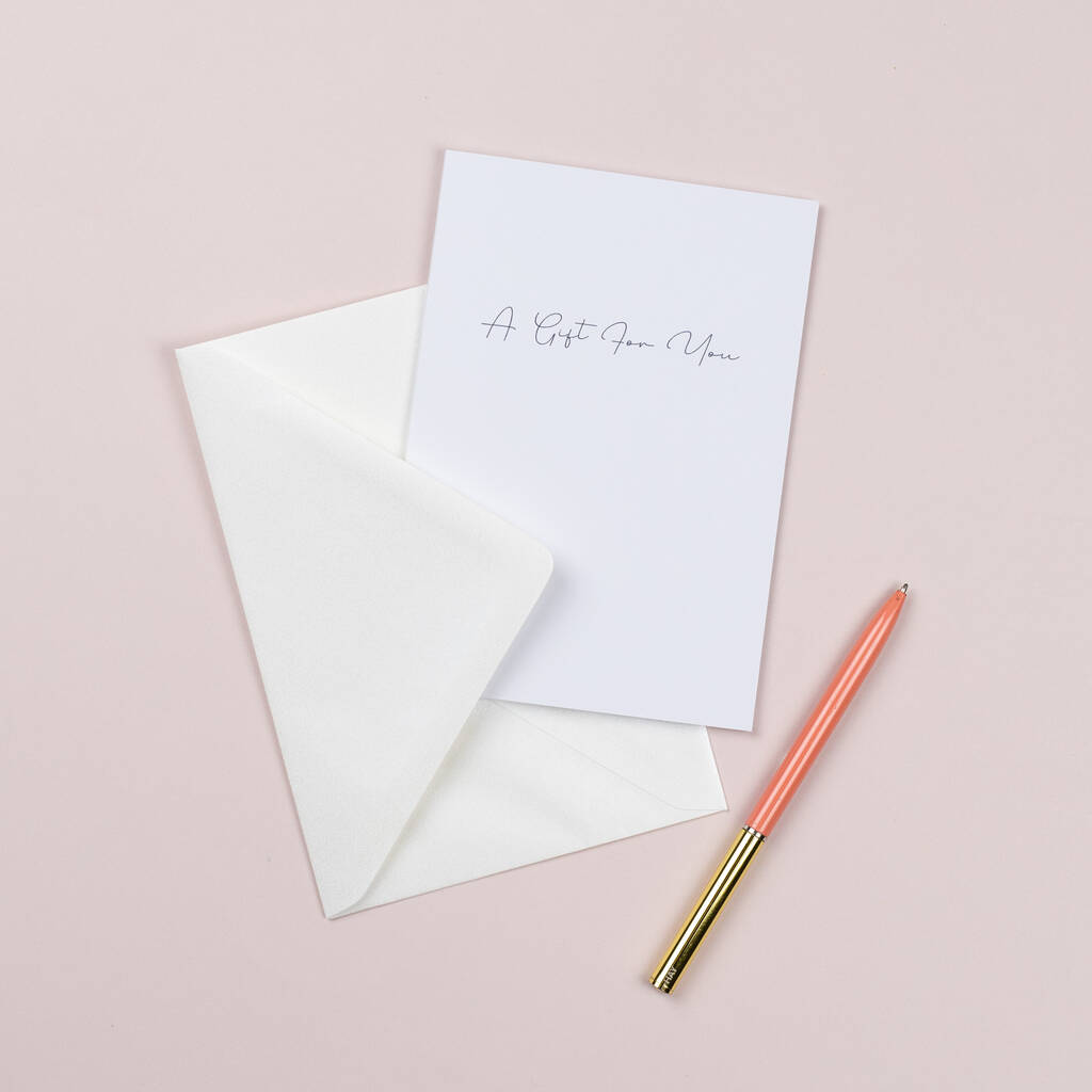 A Gift For You Gifting Card By Bullabaloo