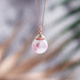 Rose Gold Vermeil Pearl Necklace And Earring Set, thumbnail 6 of 10