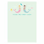 Personalised Mermaid Children's Thank You Cards, thumbnail 2 of 4