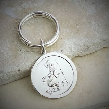 Personalised Saint St Christopher Key Ring, 2 of 8