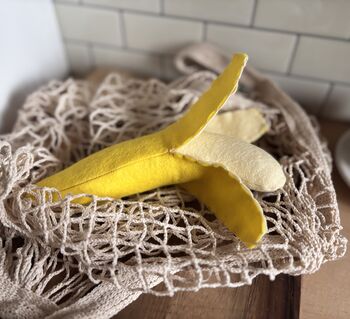 Pretend Play Felt Food Banana, 5 of 5