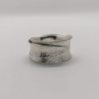 Sterling Silver Blossom Wrapped Ring, 4 of 4