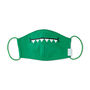 Green Toothy Dinosaur Adult Face Mask, thumbnail 3 of 4