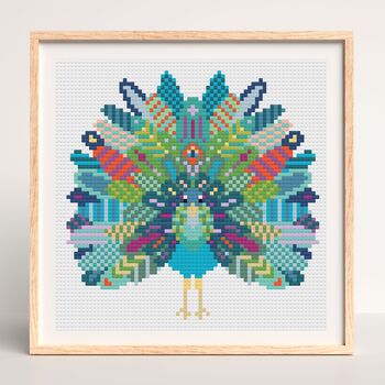 Mandala Peacock Diamond Painting Kit, 2 of 3