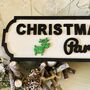 Personalised Surname Christmas Vintage Style Roadsign, thumbnail 6 of 9