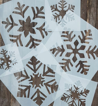 Large Snowflake Stencil For Christmas Projects, 4 of 5