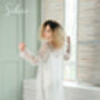 Silver Sequined Kimono | Sparkly Wedding Dress Cover, thumbnail 2 of 12