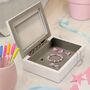 Personalised Ballerina Wooden Jewellery Box Gift, thumbnail 3 of 3