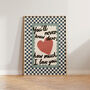 How Much I Love You Checkered Nursery Print, thumbnail 3 of 12