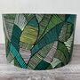 Jadeite Green Geometric Drum Lampshades, thumbnail 6 of 10