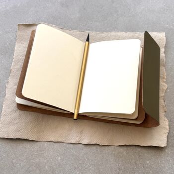 Custom Make Your A6 Personalised Refillable Flip Flap Journal Your Way, 4 of 11