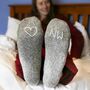 Personalised Women's Bed Socks, thumbnail 4 of 9