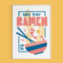 Ramen Kitchen Print, thumbnail 4 of 6