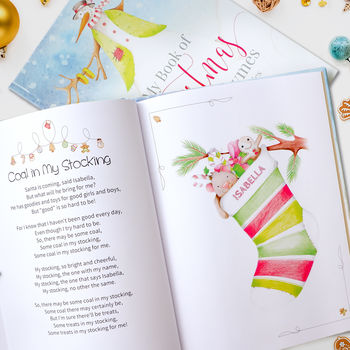 Christmas Nursery Rhymes And Personalised Poems Book, 6 of 8