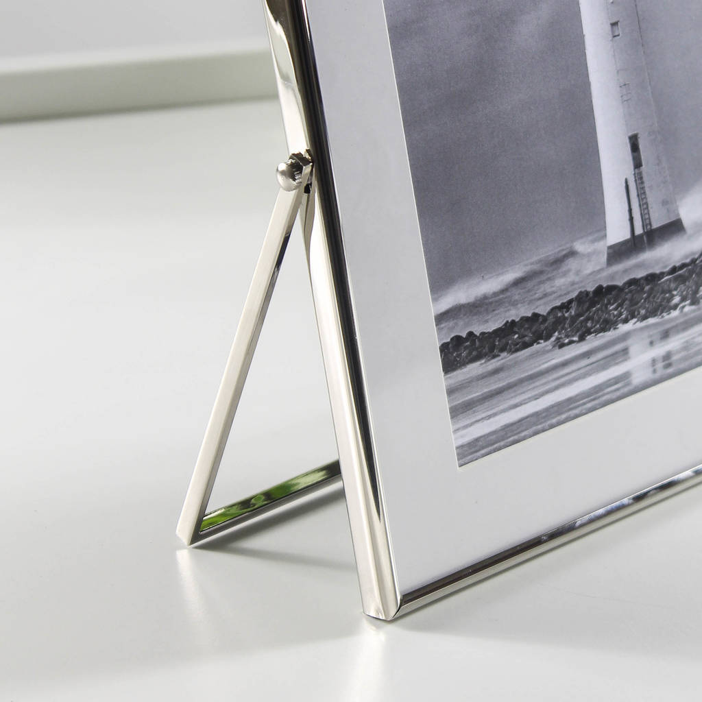 Huntington Gallery Silver Plated Picture Frame Easel Stand 6x4