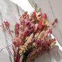 Dried Flower Bouquet Peachy Pink Summer, thumbnail 3 of 9