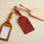 Leather Luggage Tag Premium Leather Diy Kit, thumbnail 7 of 8