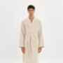 Egret Unisex 100% Cotton Velour Bathrobe, thumbnail 1 of 3