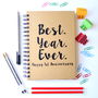 Personalised Best Year Ever Notebook, thumbnail 2 of 4