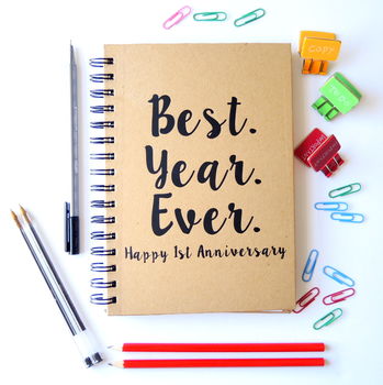 Personalised Best Year Ever Notebook, 2 of 4
