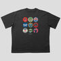 Golf Beer Mats Oversized T Shirt, thumbnail 1 of 10