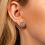 Manchester City Football Club Set Of Three Stud Earrings, thumbnail 3 of 7