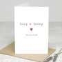 'Special Date' Personalised Greetings Card, thumbnail 1 of 5