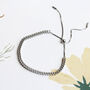 Pull String Fastened Wheat Chain Bracelet, thumbnail 2 of 12