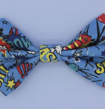 Comic Book Action Dog Bow Tie, 2 of 7