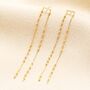 Bar And Hanging Chain Drop Earrings In Gold, thumbnail 1 of 2
