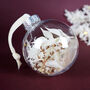 Bauble Of Dried Flowers 'Selene' White Tree Decoration, thumbnail 2 of 6
