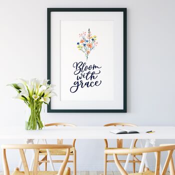 Bloom With Grace Print, 4 of 4