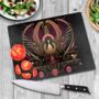 Art Deco Glass Chopping Board Celestial Aviary One, thumbnail 3 of 8