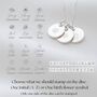 21st Birthday Gift For Her – Personalised Initial Disc Necklace, thumbnail 4 of 10