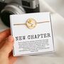 New Chapter Bracelet Gift For Her World Map Charm, thumbnail 1 of 9