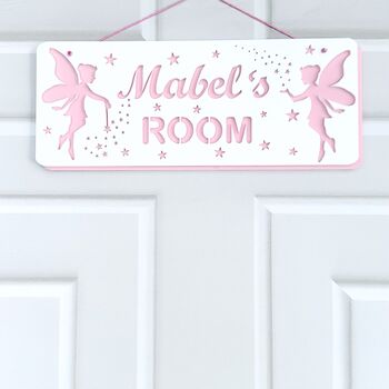 Personalised Fairies Children's Door Plaque, 3 of 12