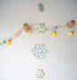 Clay And Decoupage Flower Mobile, thumbnail 1 of 3