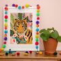 Tiger In Spring Print, thumbnail 3 of 12