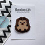 Hedgehog Iron On Patch, thumbnail 2 of 2