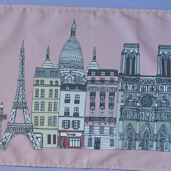 Paris Skyline Tea Towel, 2 of 2