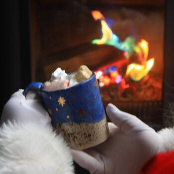 Handmade Christmas Starry Winter Mug, 8 of 11