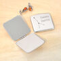 Personalised Aries Silver Compact Mirror, thumbnail 1 of 3